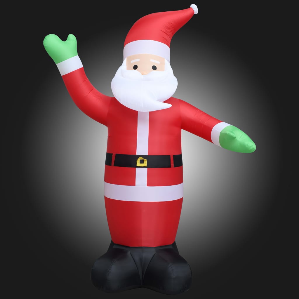  Nafukovací vianočný Santa Claus s LED IP44 600 cm XXL