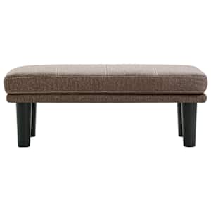 2místná pohovka hnědá textil - obrázek 7