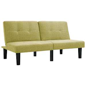 2místná pohovka zelená textil - obrázek 3