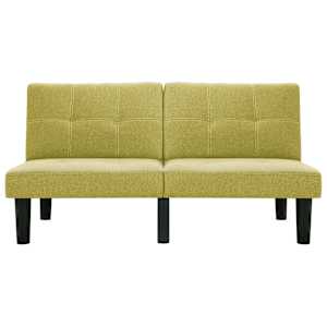 2místná pohovka zelená textil - obrázek 4