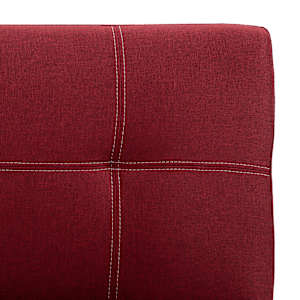 2místná pohovka vínová textil - obrázek 10