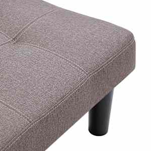 2místná pohovka taupe textil - obrázek 8