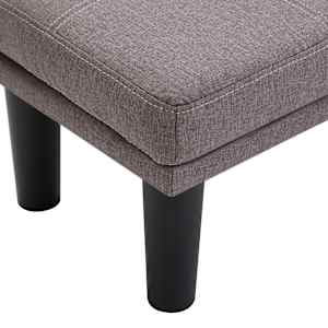 2místná pohovka taupe textil - obrázek 9