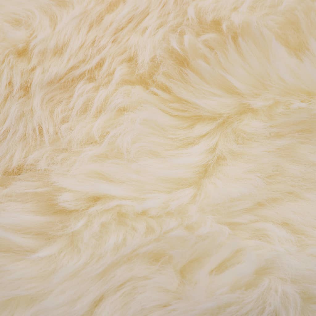 Tapis En Peau De Mouton 60 X 90 Cm Blanc VidaXL 13 width=274