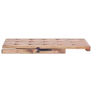 Stojan na víno na 15 lahví 26x50x70 cm masivní mahagonové dřevo - obrázek 6