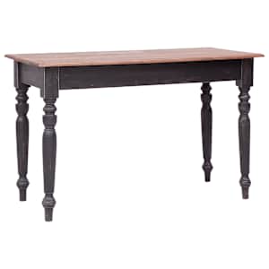 Psací stůl se 3 zásuvkami 117 x 57 x 75 cm masivní mahagon - obrázek 4