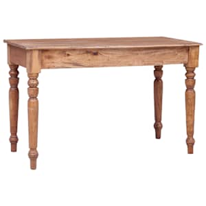 Psací stůl se zásuvkami 117 x 57 x 75 cm masivní mahagon - obrázek 4