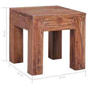 Konferenční stolek 30 x 30 x 30 cm masivní mahagon - obrázek 5