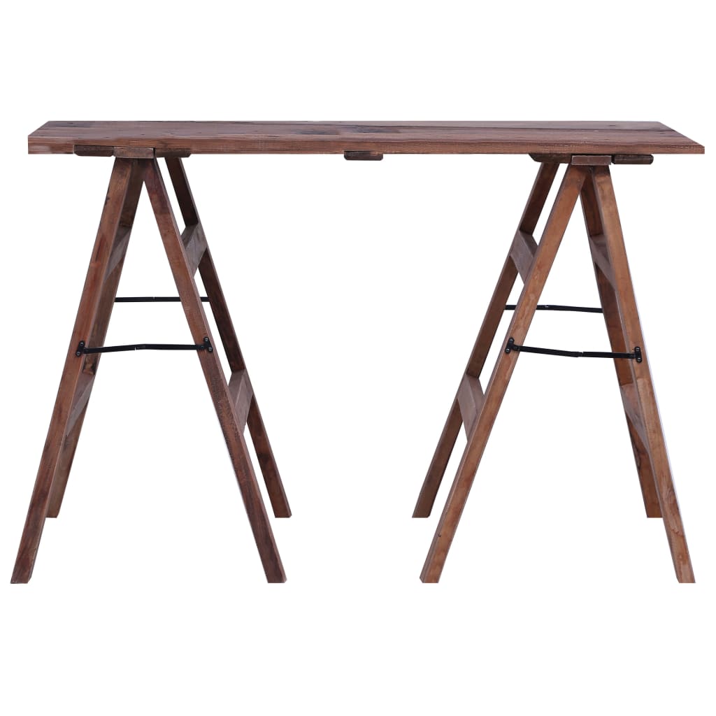 

vidaXL Wandtafel 116x55x80 cm massief gerecycled hout