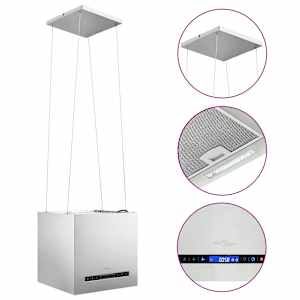 vidaXL rippuv k&ouml;&ouml;gisaare kubu puutetundlik LCD 37 cm roostevaba teras
