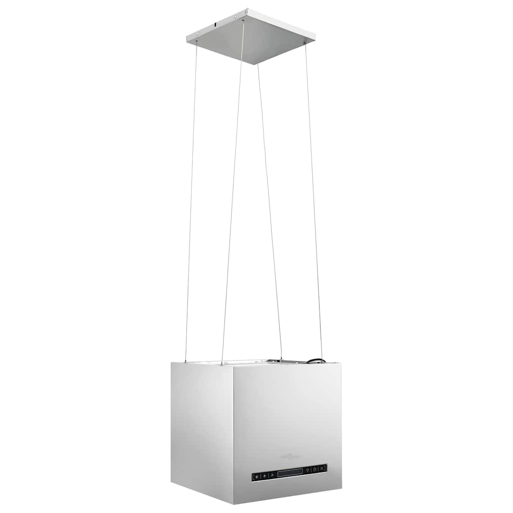 vidaXL rozsdamentes acél LCD érintőképernyős sziget páraelszívó 37 cm
