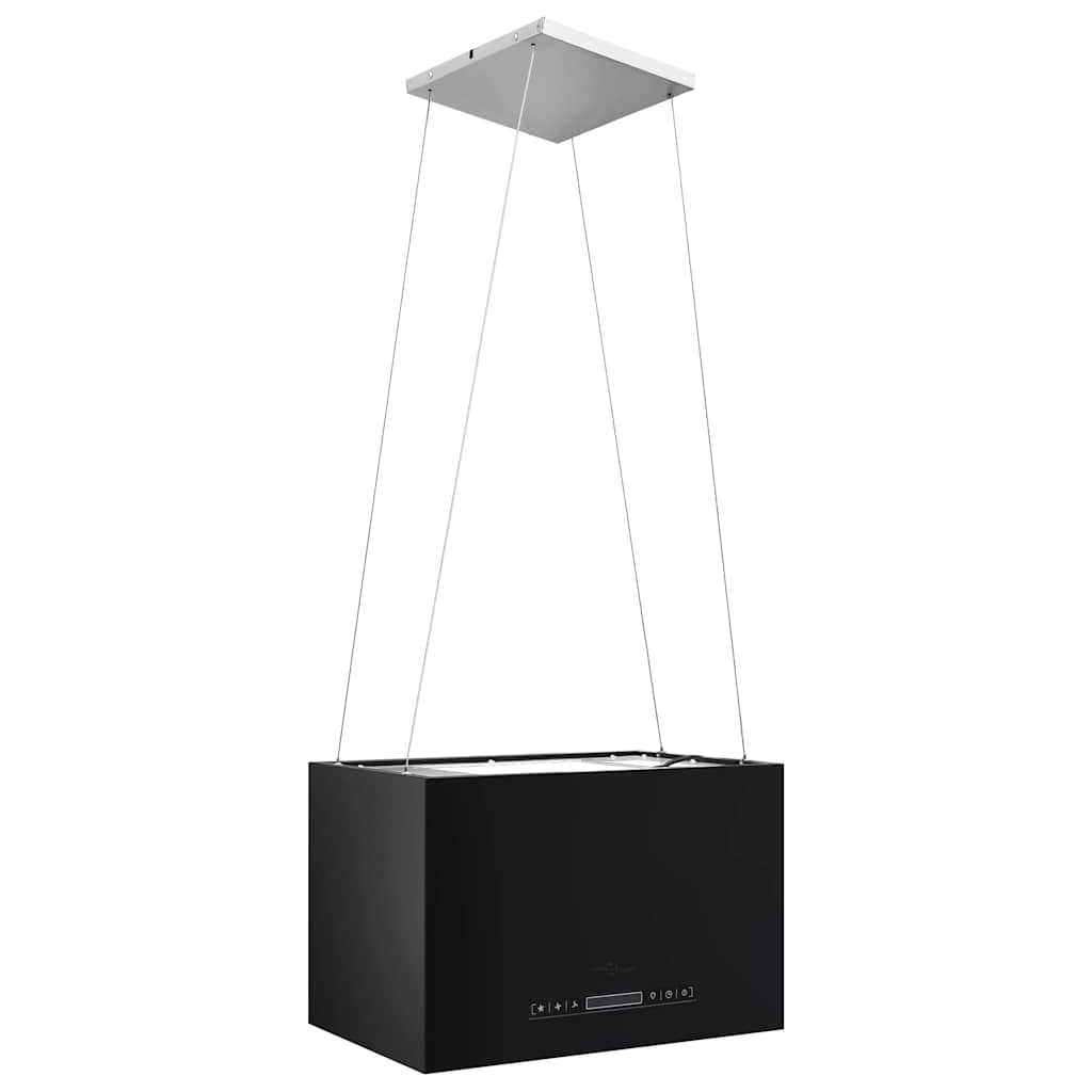 vidaXL Afzuigkap hangend met aanraaksensor LCD 55 cm staal