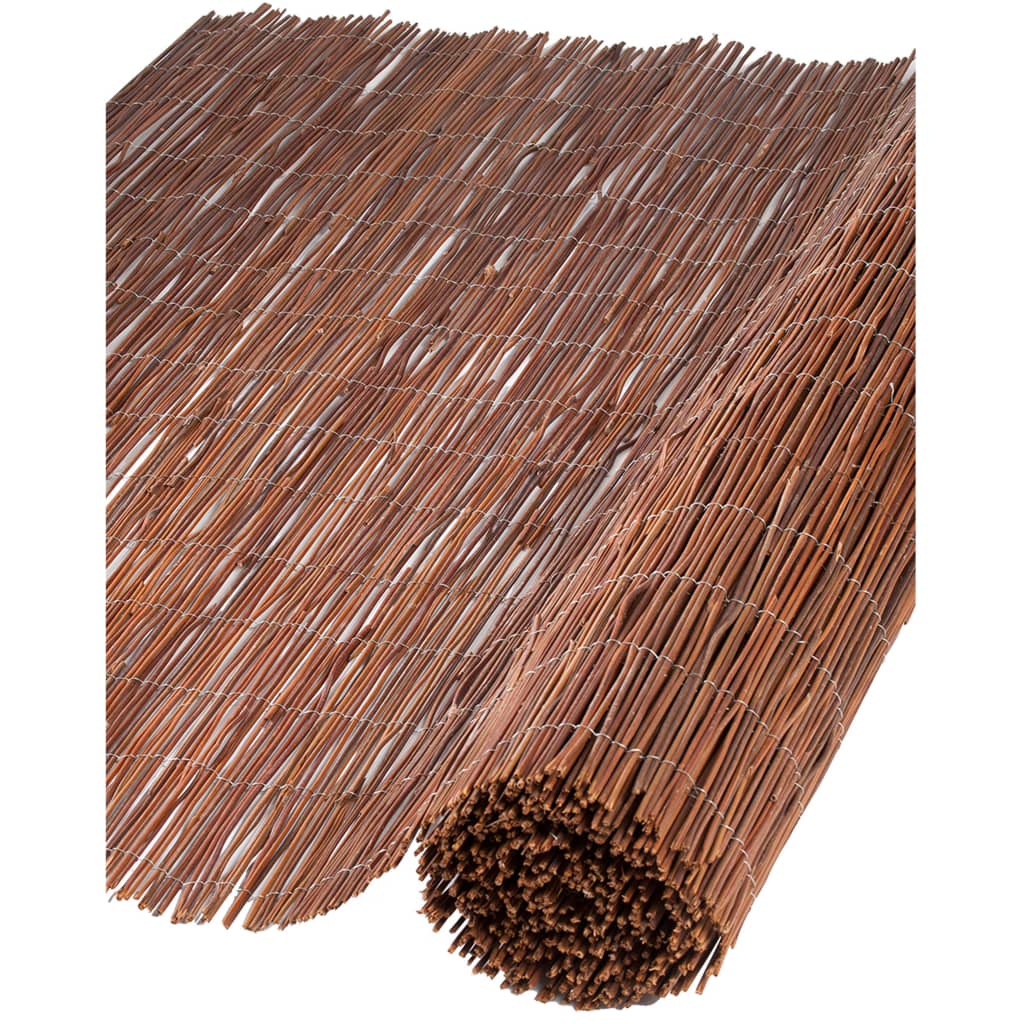 Nature 2 pcs Garden Screens Willow 1×5 m 5 mm Thick