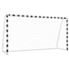 vidaXL jalgpalliv&auml;rav 300 x 160 x 90 cm metall must ja valge