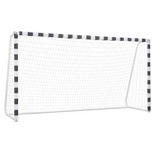 vidaXL jalgpalliv&auml;rav 300 x 160 x 90 cm metall must ja valge