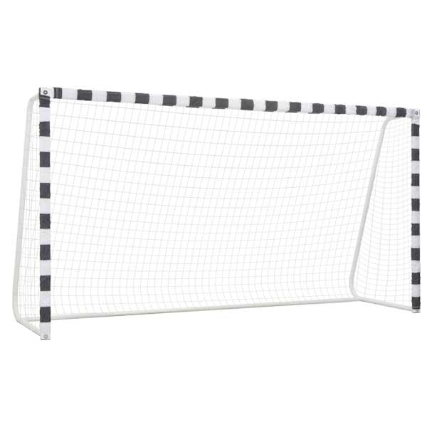 vidaXL jalgpalliv&auml;rav 300 x 160 x 90 cm metall must ja valge