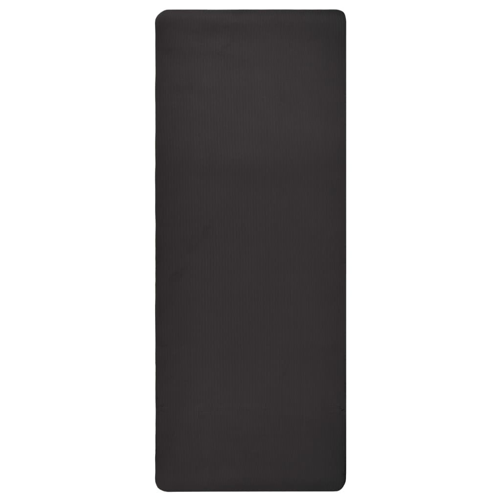 vidaXL Esterilla de yoga EVA negra 100x190 cm