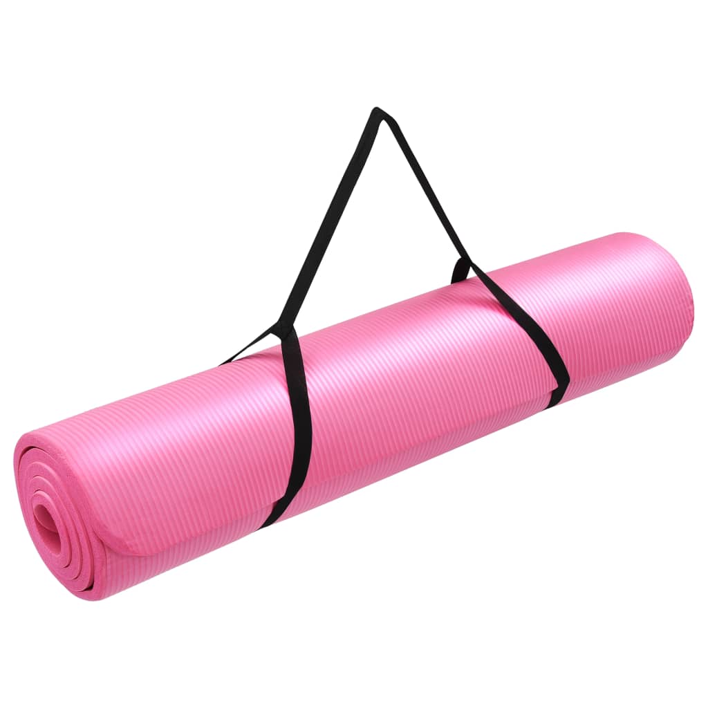 vidaXL Saltea de yoga, roz, 100 x 190 cm, EVA imagine vidaxl.ro