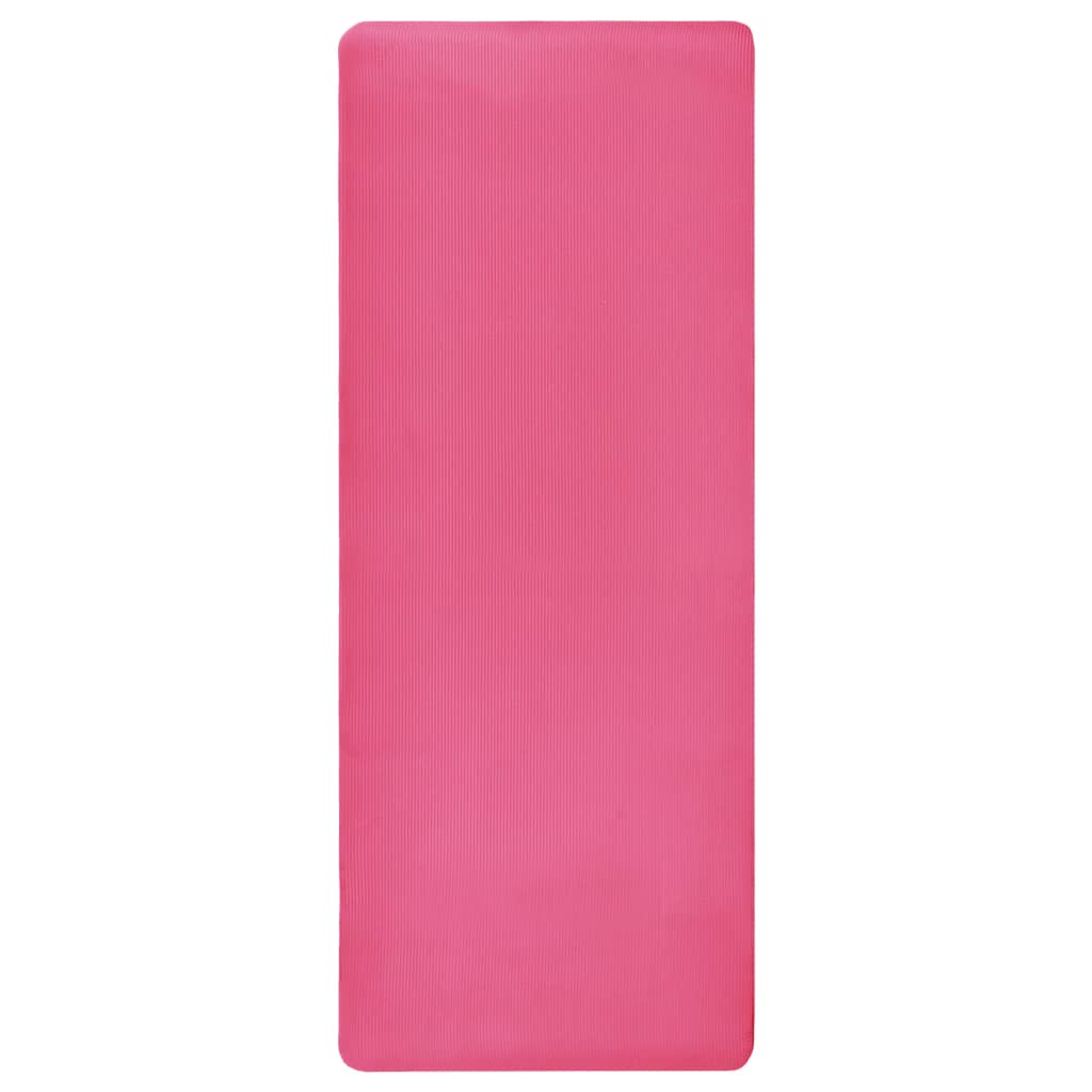 vidaXL Tapete de yoga 100x190 cm EVA rosa