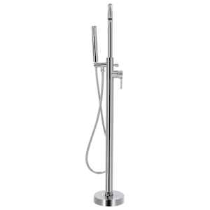 Volně stojící vanová baterie nerezová ocel 118,5 cm - obrázek 2