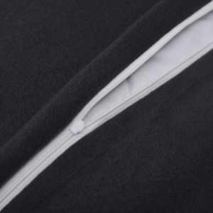 vidaXL Patalynės komplektas, antracito spalvos, 155x220/80x80cm