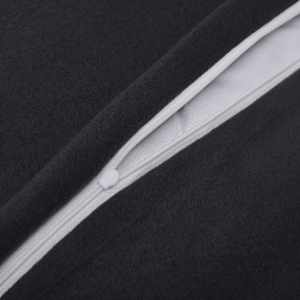 vidaXL Patalynės komplektas, antracito spalvos, 140x200/60x70cm