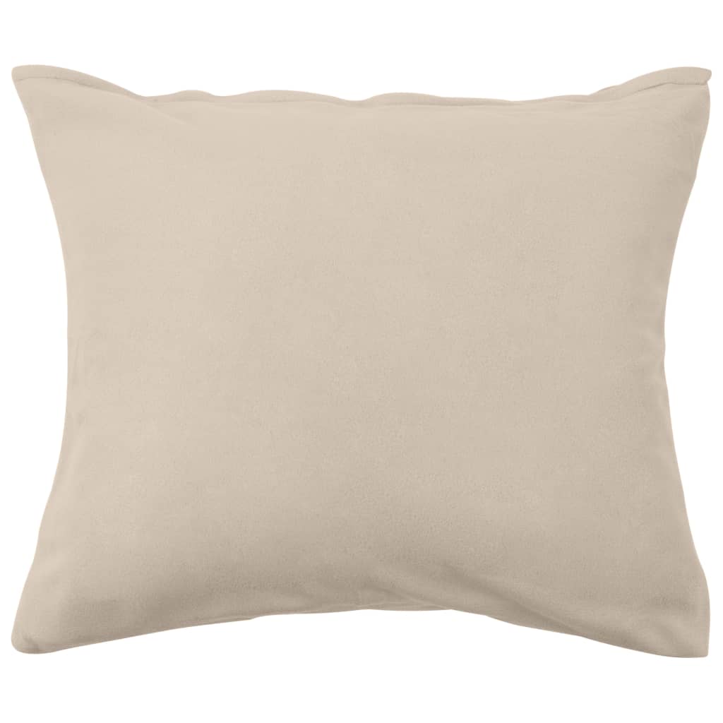

vidaXL Dekbedovertrekset 140x220/60x70 cm fleece beige