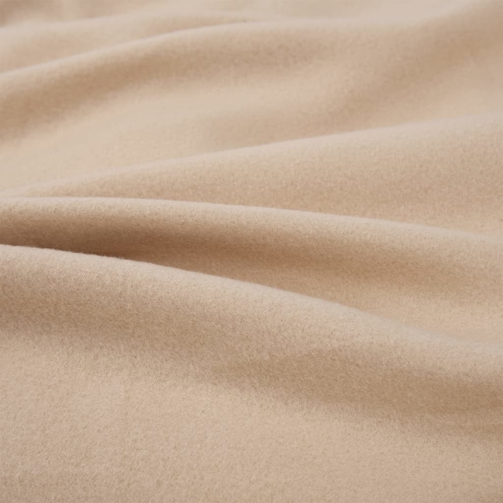 

vidaXL Lakens 2 st 200x200 cm polyester fleece beige