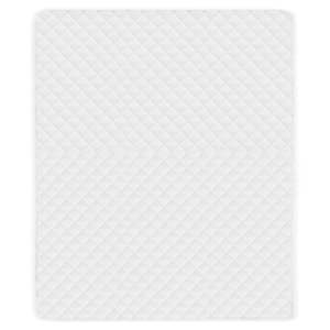 vidaXL Kviltat madrasskydd vit 180x200 cm l&auml;tt