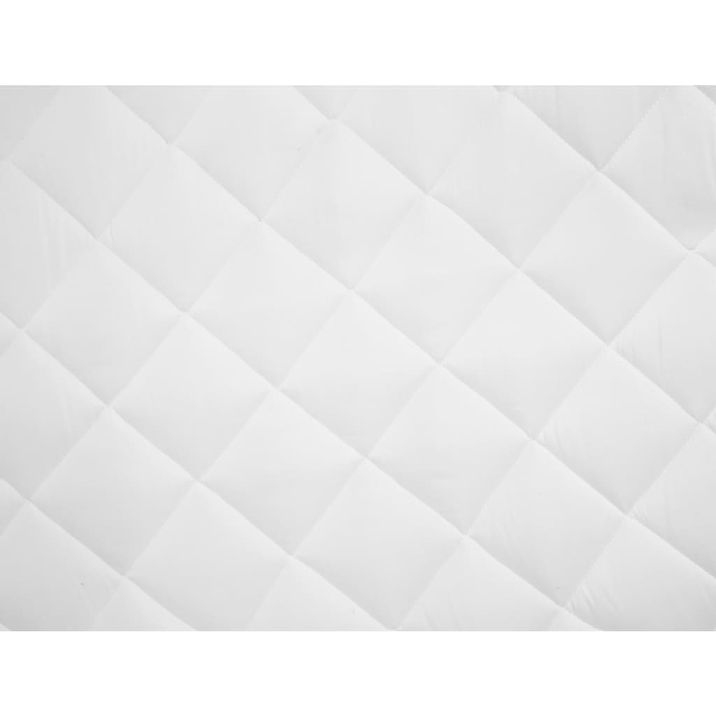 Fehér steppelt könnyű matracvédő 70 x 140 cm 