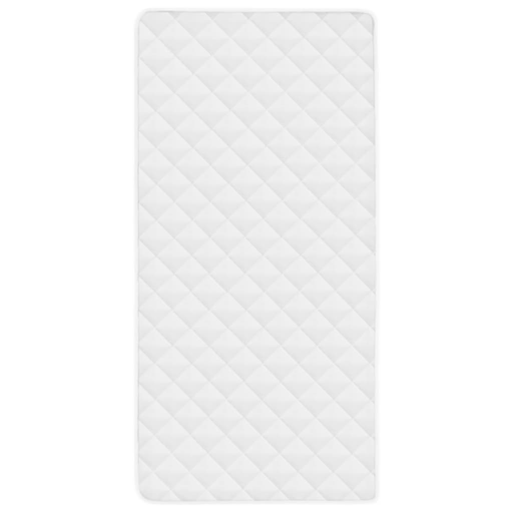 Fehér steppelt nehéz matracvédő 70 x 140 cm 
