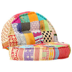Puf 100 x 20 cm patchwork textil - obrázek 9