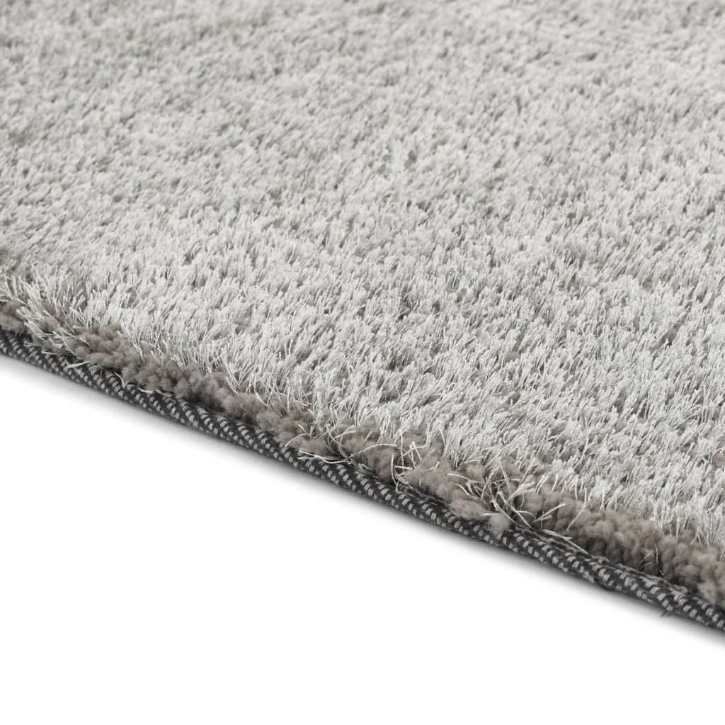 

vidaXL Vloerkleed shaggy hoogpolig 80x150 cm antraciet
