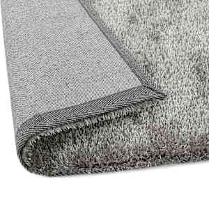 vidaXL Shaggy flossteppe 140x200 cm antrasitt