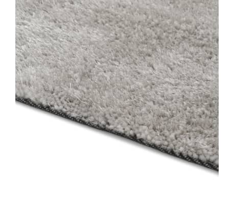 vidaXL Kusový koberec Shaggy 80 x 150 cm šedý