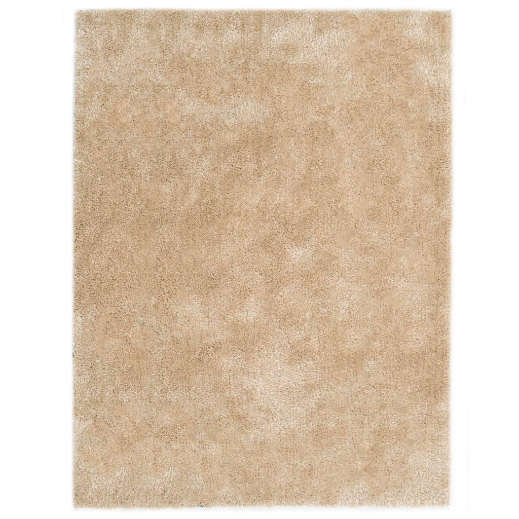 vidaXL Shaggy-matto 120×160 cm beige