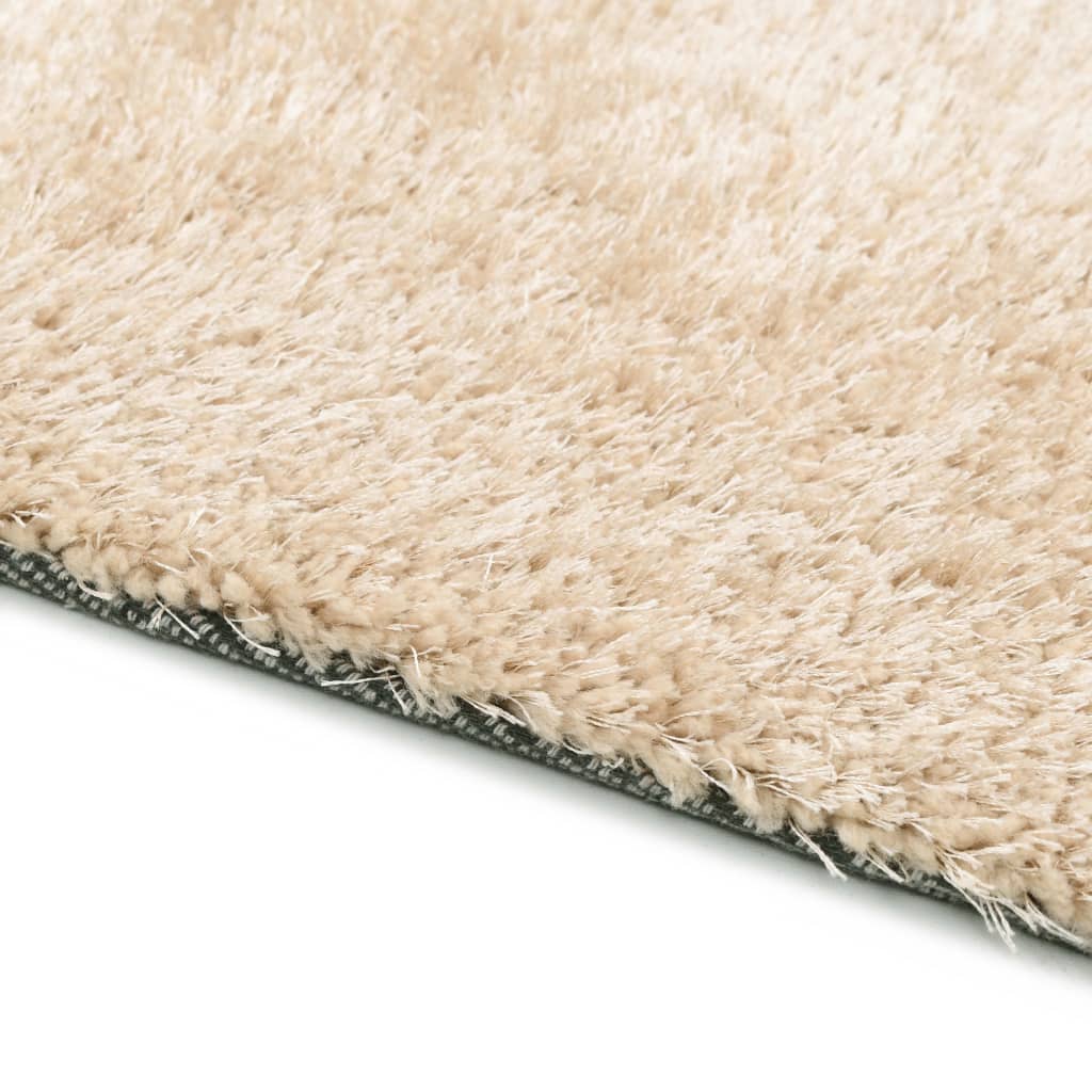 Kusový koberec Shaggy 160 x 230 cm béžový