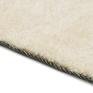 vidaXL Shaggy tipo kilimėlis, kreminės spalvos, 160x230 cm