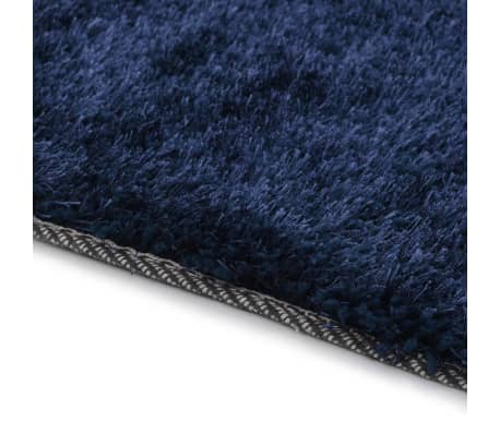 vidaXL Kusový koberec Shaggy 160 x 230 cm modrý