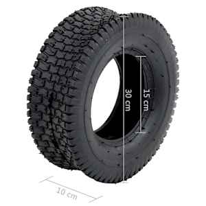 Pneumatiky pro kolečko 2 ks 13x5.00-6 EPR guma - obrázek 6
