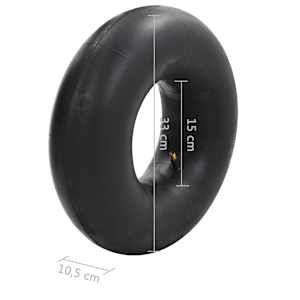 Duše pro kolečko 2 ks 15 x 6,00-6 guma - obrázek 6