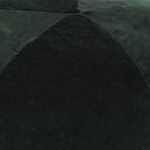 vidaXL Pufas, žalios spalvos, 50x35cm, medvilnės aksomas