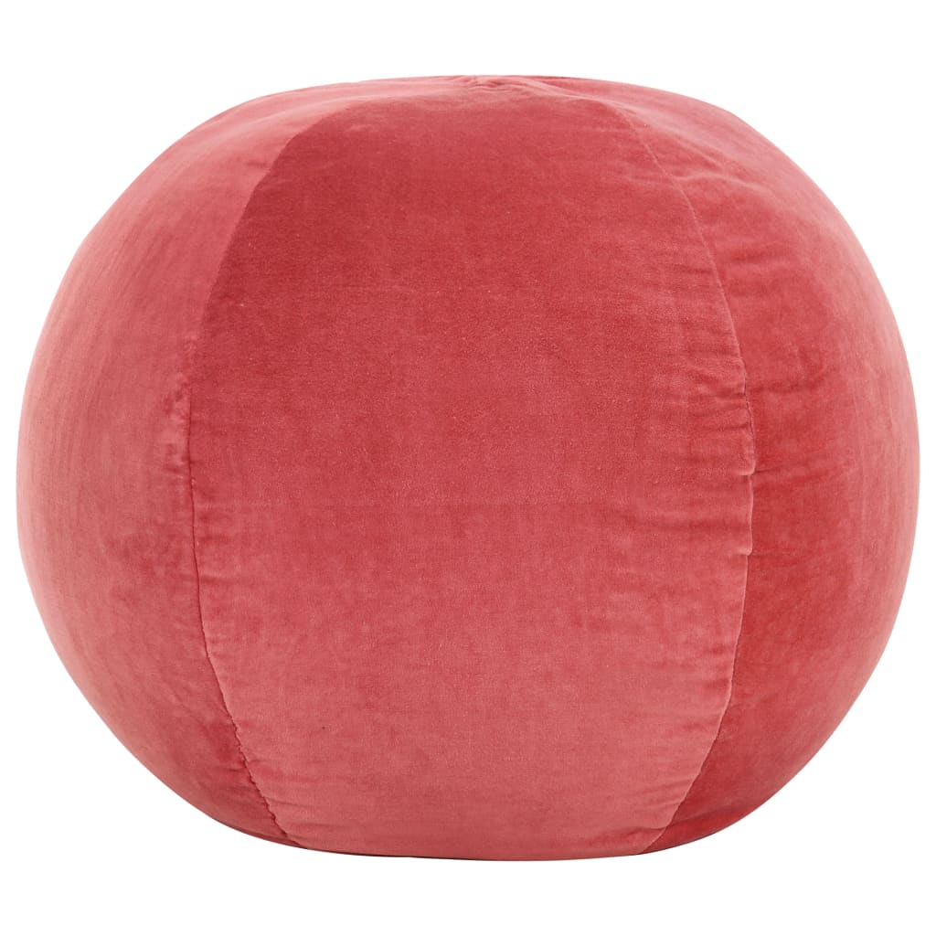 Pouf Baumwollsamt 50×35 cm Rosa kaufen