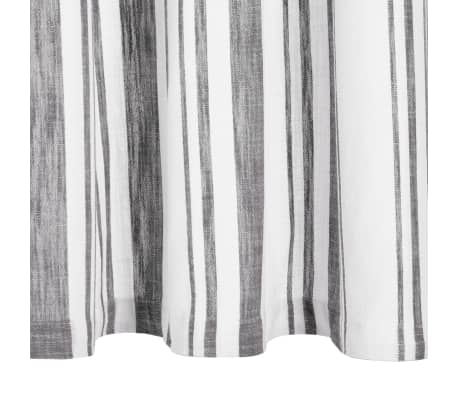 vidaXL Užuolaidos su žiedais, 2vnt., antracito, 140x225cm, medvilnė