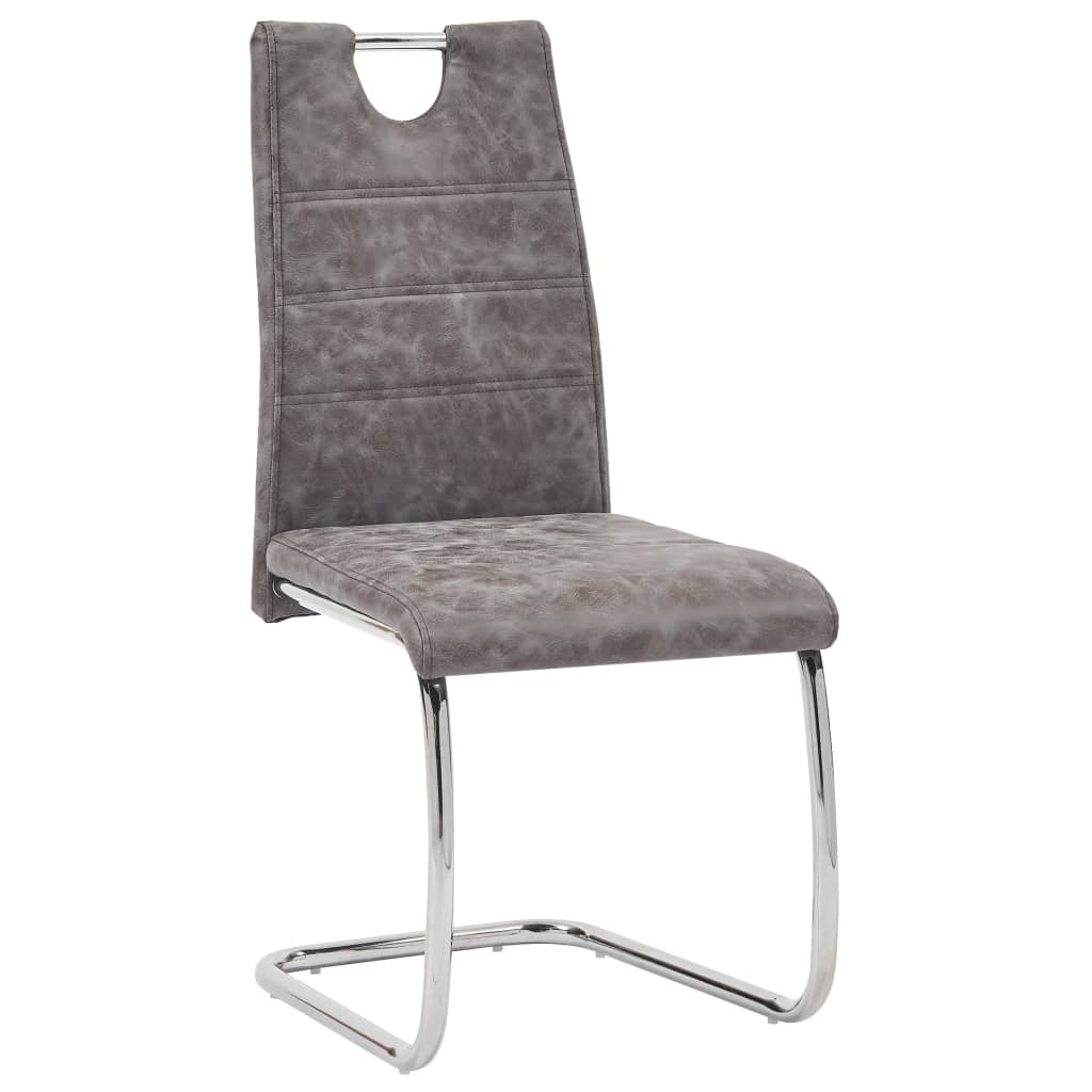 

vidaXL Eetkamerstoelen 4 st kunstleer bruin