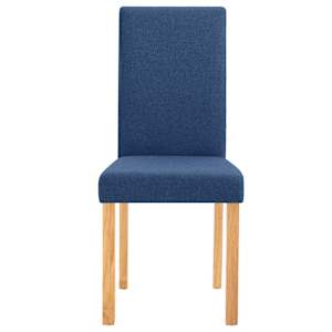 Jídelní židle 6 ks modré textil - obrázek 4