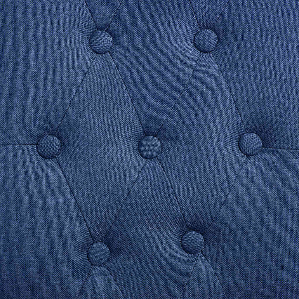 Jídelní židle 6 ks modré textil - obrázek 7