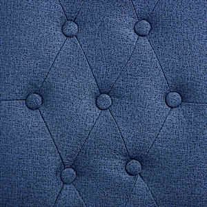 Jídelní židle 6 ks modré textil - obrázek 7