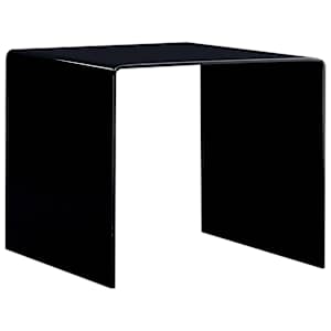 vidaXL kohvilaud must 50 x 50 x 45 cm karastatud klaas