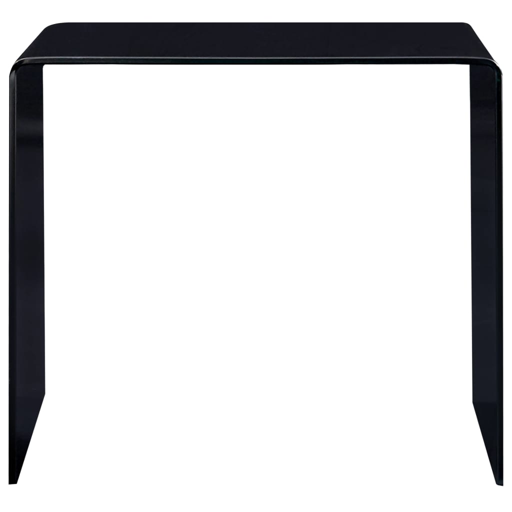 

vidaXL Salontafel 50x50x45 cm gehard glas zwart